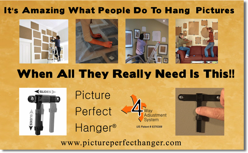 How to hang level straigt pictures