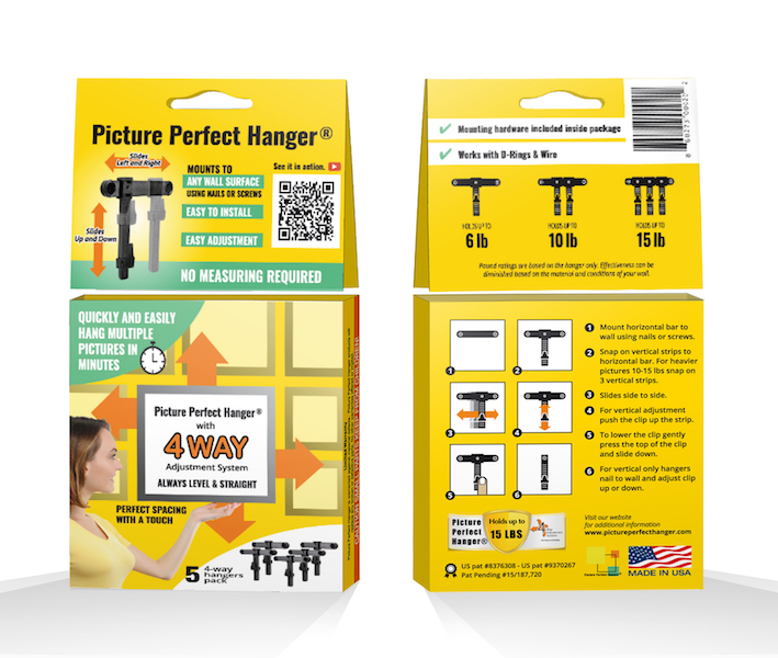 Perfect Picture Hangers in packaging